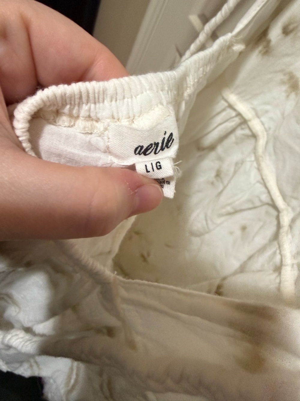 aerie White Spaghetti Strap Tiered Maxi Dress - Picture 3 of 3